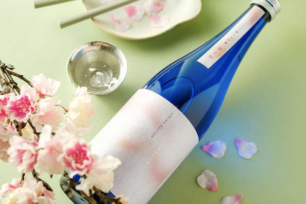 雪上桜<br>春限定ラベル